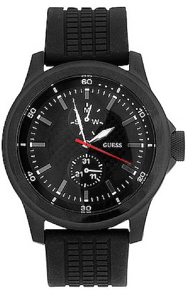 AAA 1:1 Replica Guess Mens Watches Black Dial Quartz W12656G1 Watch