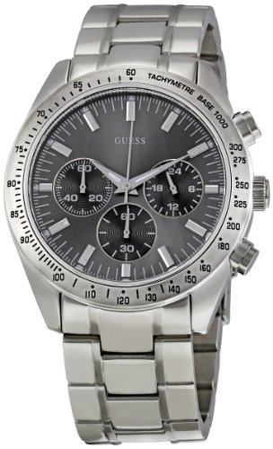 AAA 1:1 Replica Guess Mens Watches Grey Dial Quartz 45MM W13001G1 Watch
