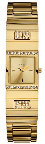 AAA 1:1 Replica Guess Ladies Watches Gold Dial Quartz 18 x 20MM W13104L1 Watch
