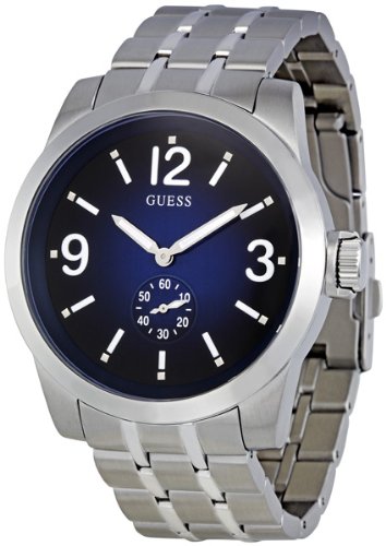 AAA 1:1 Replica Guess Mens Watches Blue Dial Japanese Quartz 47MM W13571G2 Watch
