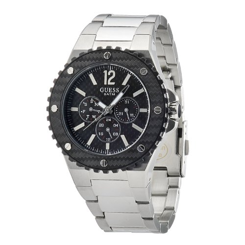 AAA 1:1 Replica Guess Mens Watches Black Dial Japanese Quartz 41MM W14054G1 Watch