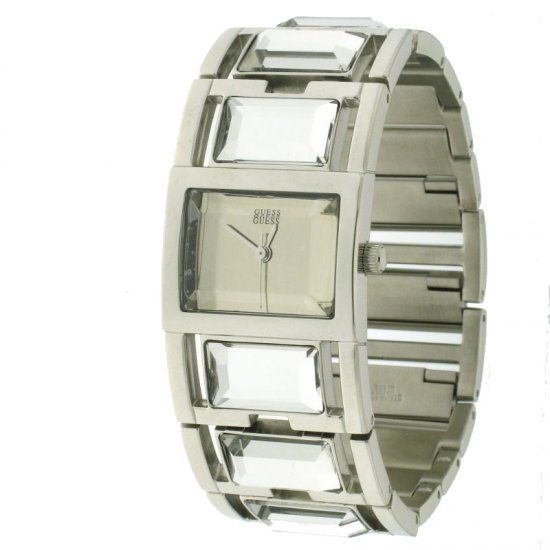 AAA 1:1 Replica Guess Ladies Watches Silver Dial Quartz 27MM W15033L1 Watch