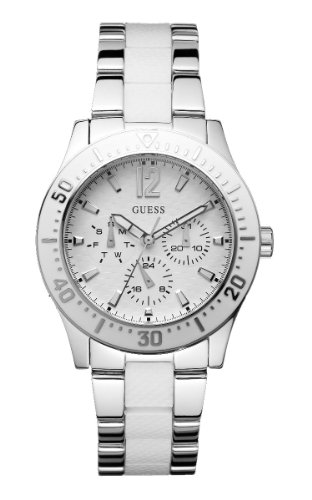AAA 1:1 Replica Guess Ladies Watches Silver Dial Quartz 40MM W15067L2 Watch