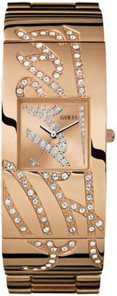 AAA 1:1 Replica Guess Ladies Watches Rose Gold Dial Quartz 18MM W16558L1 Watch