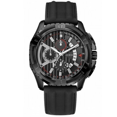 AAA 1:1 Replica Guess Mens Watches Black Dial Quartz 47MM W18540G1 Watch