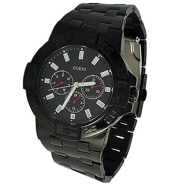 AAA 1:1 Replica Guess Mens Watches Black Dial Quartz 46MM W20007G1 Watch