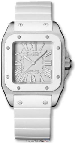AAA 1:1 Replica Cartier Ladies Watches White Dial Automatic 33MM W20122U2 Watch