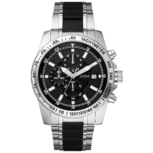 AAA 1:1 Replica Guess Mens Watches Black Dial Quartz 44MM W22518G1 Watch