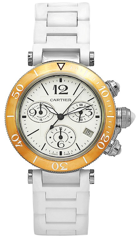 AAA 1:1 Replica Cartier-Pasha Mens Watches Silver Dial Quartz fixedMM W3140004 Watch