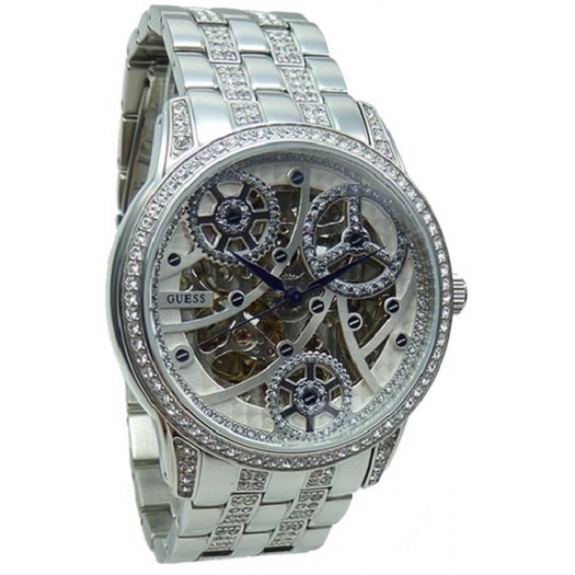 AAA 1:1 Replica Guess Ladies Watches Skeletal Dial Quartz 40MM W35009L1 Watch