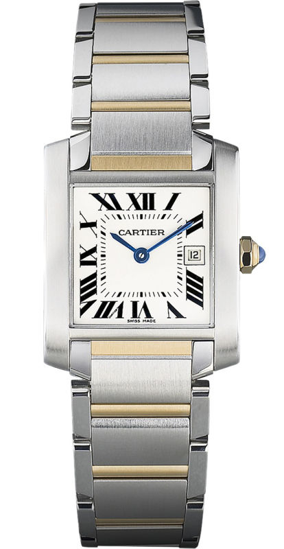 AAA 1:1 Replica Cartier-Tank Ladies Watches Silver Grained with Roman Numerals Dial Calibre 057 Quartz 6MM W51007Q4 Watch
