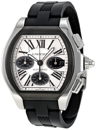 AAA 1:1 Replica Cartier Mens Watches Silver Dial Automatic 44MM W6206020 Watch