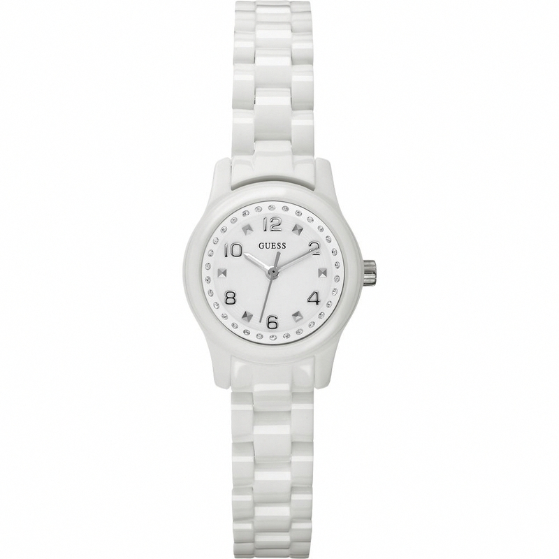 AAA 1:1 Replica Guess Ladies Watches White Dial Quartz 26MM W65022L1 Watch