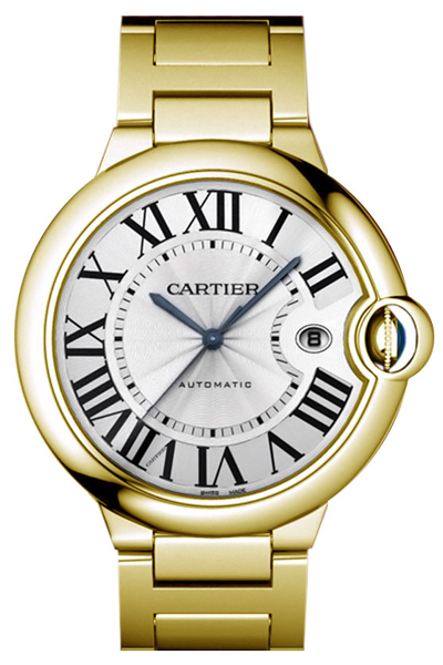 AAA 1:1 Replica Cartier-Ballon-Bleu Mens Watches Silver Opaline with Roman Numerals Dial Calibre 049 Automatic FixedMM W69005Z2 Watch