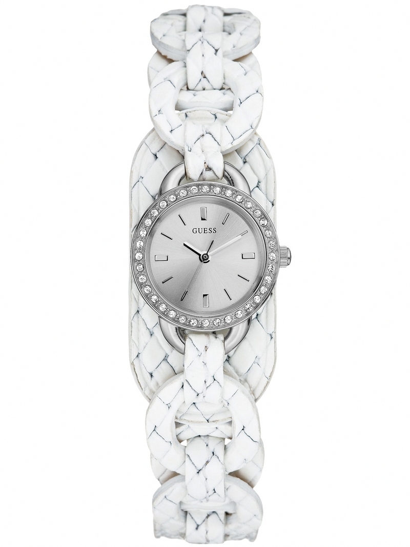 AAA 1:1 Replica Guess Ladies Watches White Dial Quartz 23MM W70027L1 Watch