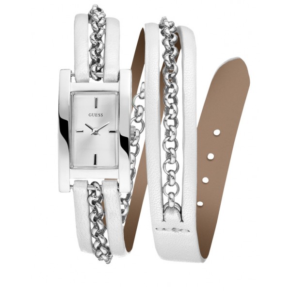 AAA 1:1 Replica Guess Ladies Watches White Dial Quartz 18MM W75046L1 Watch