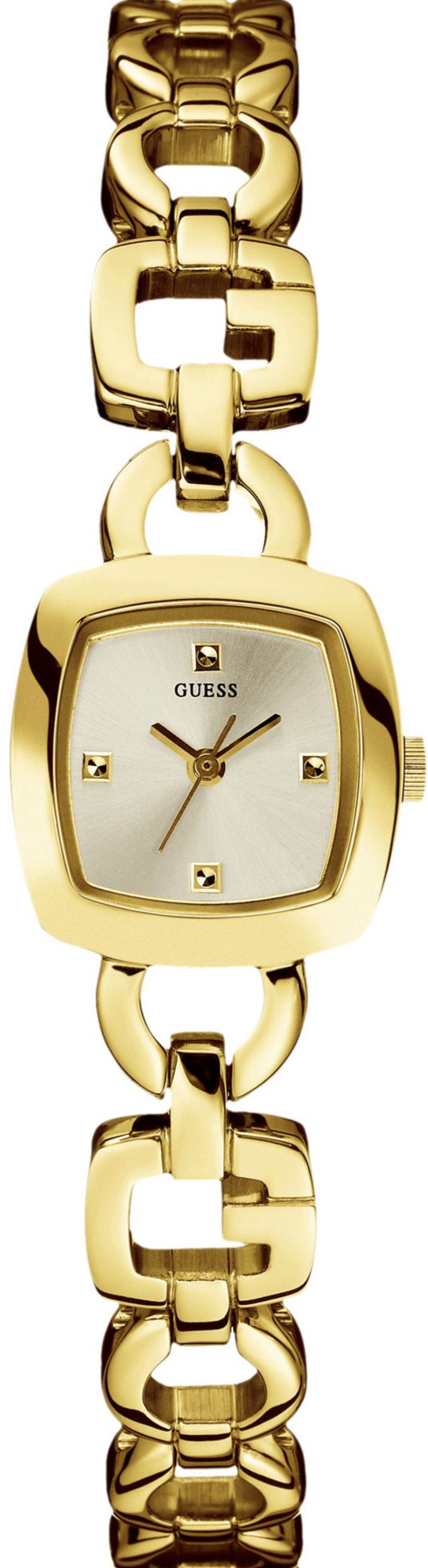 AAA 1:1 Replica Guess Ladies Watches Gold Dial Quartz 20MM W75057L1 Watch