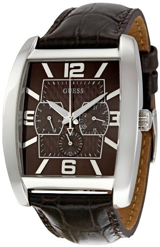 AAA 1:1 Replica Guess-Power-Broker Mens Watches Brown Dial Quartz W80009G2 Watch