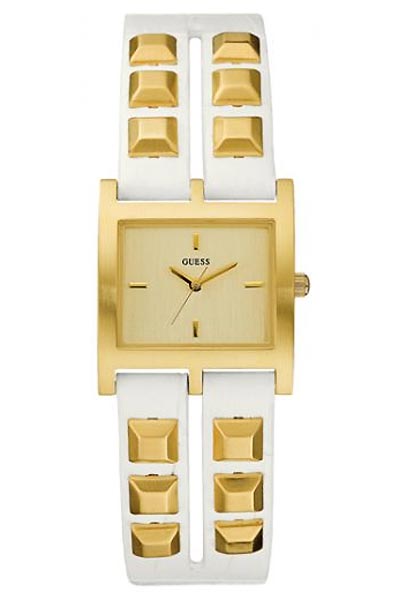 AAA 1:1 Replica Guess Ladies Watches Gold Dial Quartz 28MM W85090L1 Watch