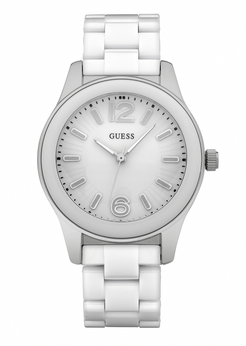AAA 1:1 Replica Guess Ladies Watches White Dial Quartz 40MM W85105L1 Watch