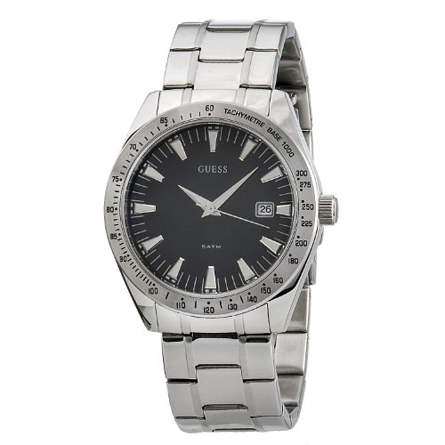 AAA 1:1 Replica Guess Mens Watches Black Dial Japanese Quartz 35MM W90043G1 Watch