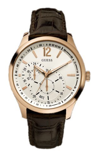 AAA 1:1 Replica Guess Mens Watches White Dial Quartz 44MM W95086G2 Watch
