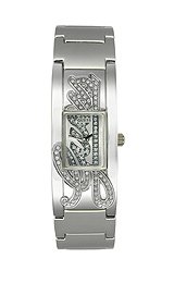 AAA 1:1 Replica Guess Ladies Watches Silver Dial Quartz 45MM W95109L1 Watch