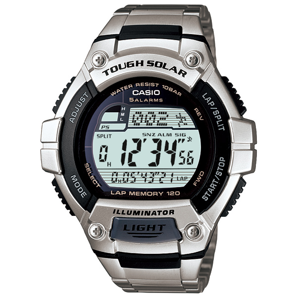 AAA 1:1 Replica Casio Mens Watches Dial Solar 51.7 x 49.8MM W-S220D-1AJF Watch