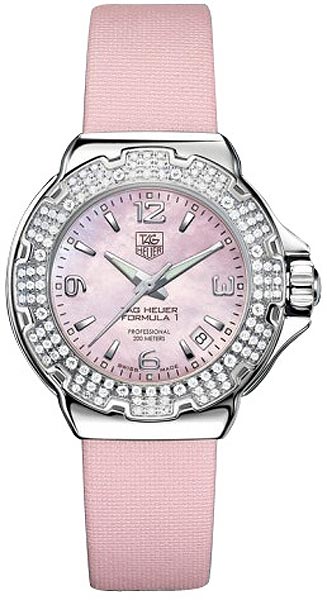AAA 1:1 Replica TAG-Heuer-Formula-1 Ladies Watches Mother Of Pearl Dial Quartz 37MM WAC1216.FC6220 Watch