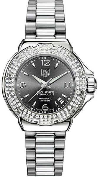 AAA 1:1 Replica TAG-Heuer-Formula-1 Ladies Watches Gray Dial Quartz 37MM WAC1218.BA0852 Watch