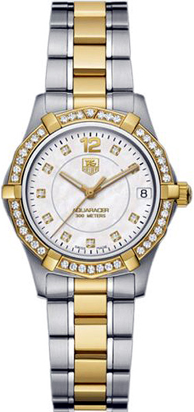 AAA 1:1 Replica TAG-Heuer-Aquaracer Ladies Watches Mother Of Pearl Dial Swiss Quartz 32MM WAF1350.BB0820 Watch