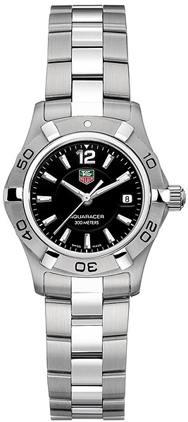 AAA 1:1 Replica TAG-Heuer-Aquaracer Ladies Watches Black Dial Swiss Quartz 28MM WAF1410.BA0823 Watch