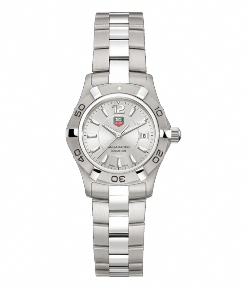 AAA 1:1 Replica TAG-Heuer-Aquaracer Ladies Watches Silver Dial Quartz 27MM WAF1412.BA0812 Watch