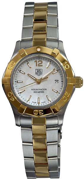 AAA 1:1 Replica TAG-Heuer-Aquaracer Ladies Watches Silver Dial Swiss Quartz 28MM WAF1424.BB0825 Watch