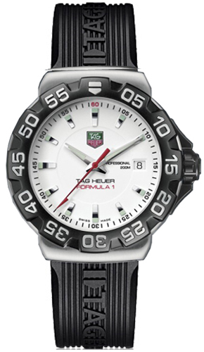 AAA 1:1 Replica TAG-Heuer-Formula-1 Mens Watches White Dial Quartz 40MM WAH1111.FT6024 Watch