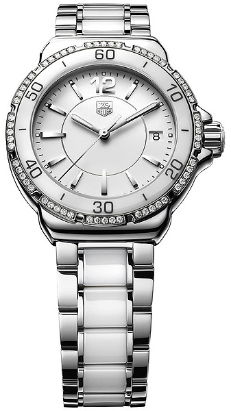 AAA 1:1 Replica TAG-Heuer-Formula-1 Ladies Watches White Dial Swiss Quartz 37MM WAH1213.BA0861 Watch
