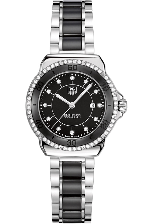AAA 1:1 Replica TAG-Heuer-Women Ladies Watches Black Dial Quartz 32MM WAH1312.BA0867 Watch