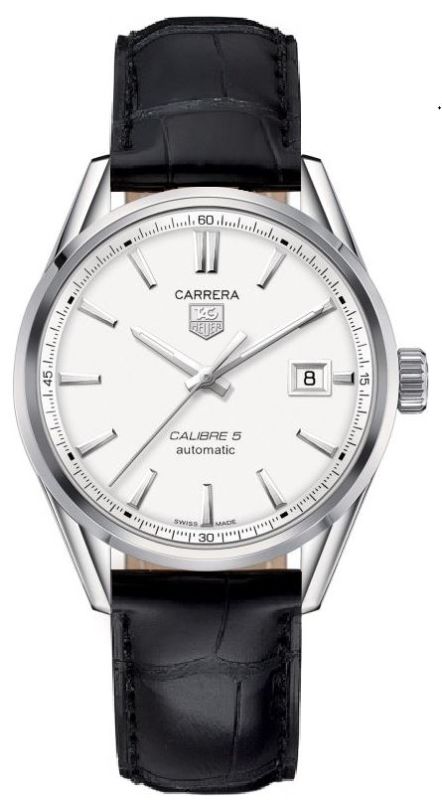 AAA 1:1 Replica TAG-Heuer-Carrera Mens Watches Silver Dial Automatic 39MM WAR211B.FC6180 Watch