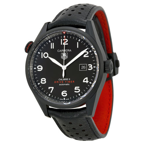 AAA 1:1 Replica TAG-Heuer-Carrera Mens Watches Black Dial Automatic 43MM WAR2A80.FC6337 Watch