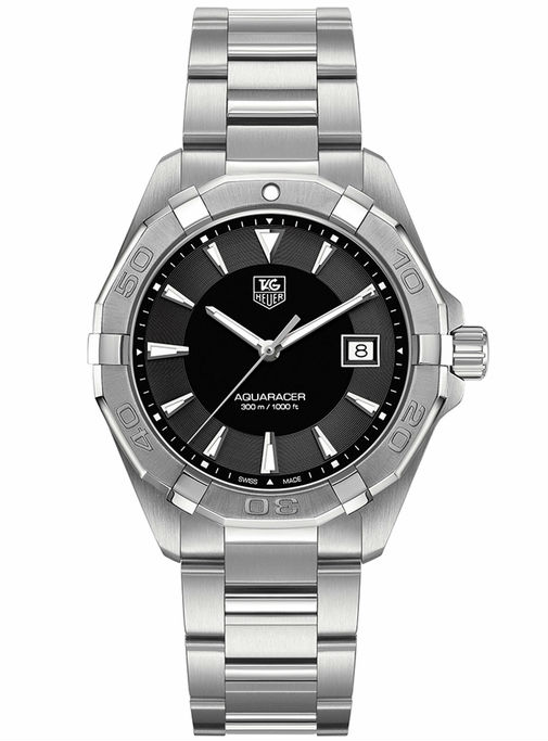 TAG-Heuer-Aquaracer Mens Watches Black Dial Quartz 40.5MM WAY1110.BA0910 Watch