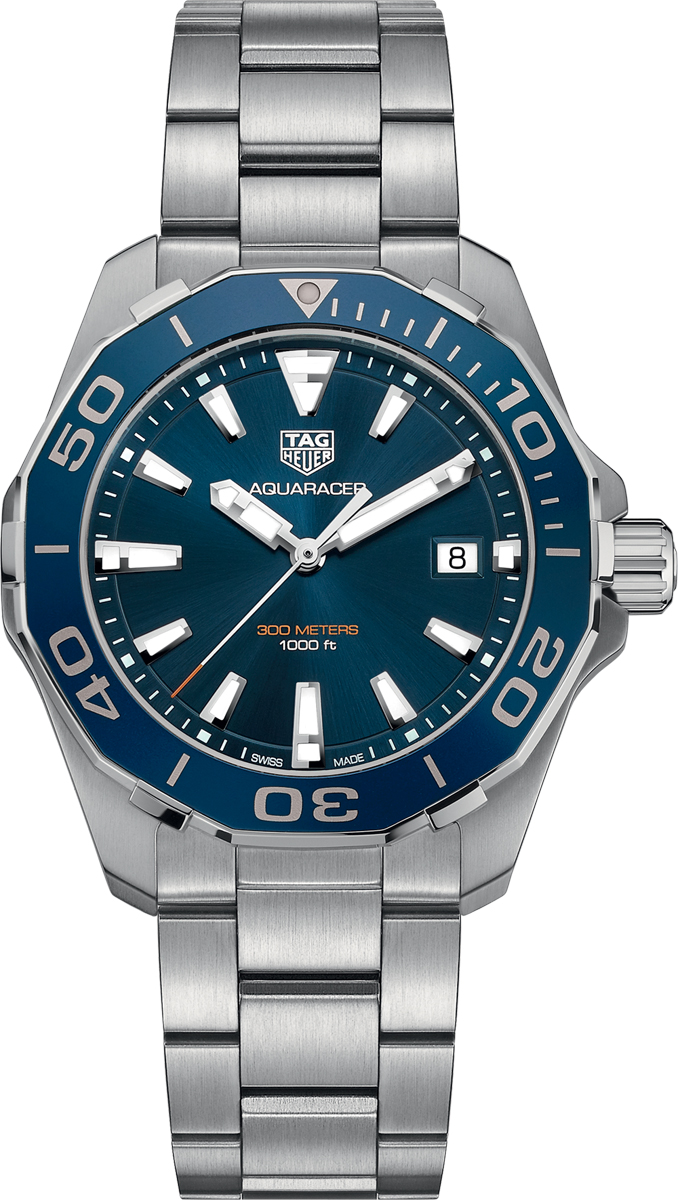 AAA 1:1 Replica TAG-Heuer-Aquaracer Mens Watches Blue Dial Quartz 41MM WAY111C.BA0928 Watch