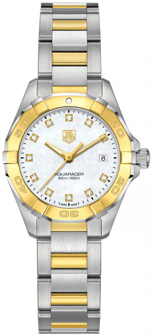 AAA 1:1 Replica TAG-Heuer-Aquaracer Ladies Watches Mother Of Pearl Dial Quartz 27MM WAY1451.BD0922 Watch