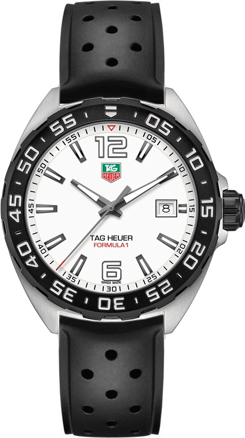 AAA 1:1 Replica TAG-Heuer-Formula-1 Mens Watches White Dial Quartz 41MM WAZ1111.FT8023 Watch