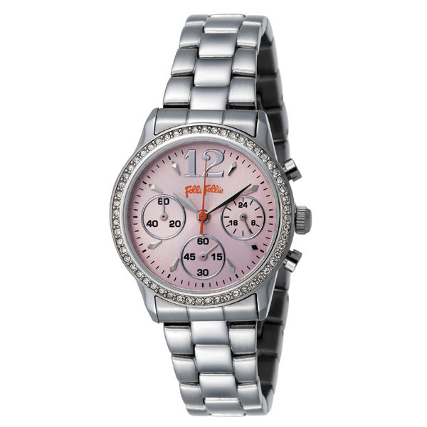 AAA 1:1 Replica Folli-Follie Ladies Watches Pink Dial Quartz 29MM WF0A026BCP Watch
