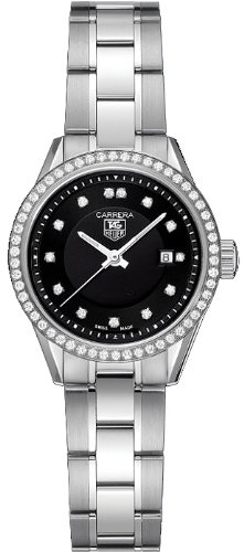 AAA 1:1 Replica TAG-Heuer-Carrera Ladies Watches Black Dial Quartz 27MM WV1412.BA0793 Watch