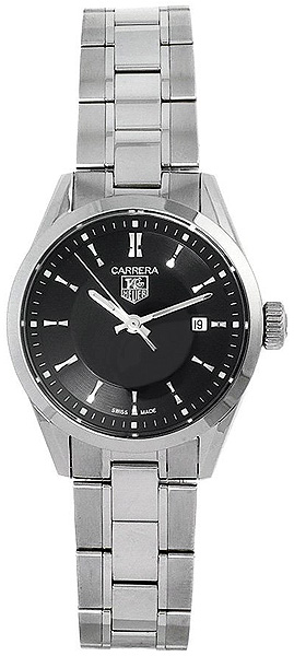 AAA 1:1 Replica TAG-Heuer-Carrera Ladies Watches Black Dial Swiss Quartz 27MM WV1414.BA0793 Watch