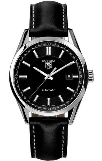AAA 1:1 Replica TAG-Heuer-Carrera Mens Watches Black Dial Automatic 39MM WV211B.FC6202 Watch