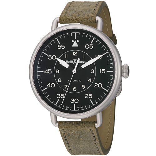 AAA 1:1 Replica Bell-Ross-Vintage Mens Watches Black Dial Automatic 45MM WW1-92-Military Watch