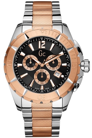 AAA 1:1 Replica Gc-Guess-Collection Mens Watches Black Dial Quartz 43MM X53003G2S Watch