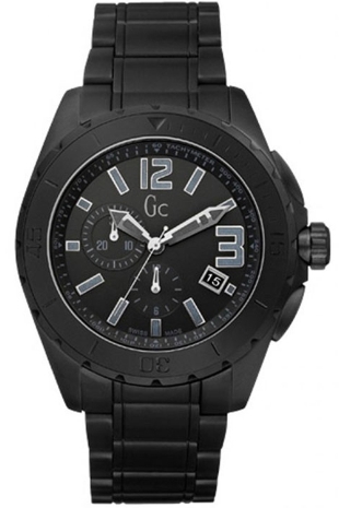 AAA 1:1 Replica Gc-Guess-Collection Mens Watches Black Dial Quartz 45MM X76011G2S Watch